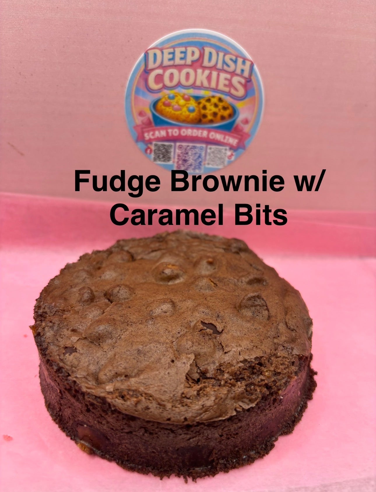 Fudge Brownie w/ Caramel Bits
