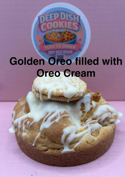 Golden Oreo Filled with Oreo Cream