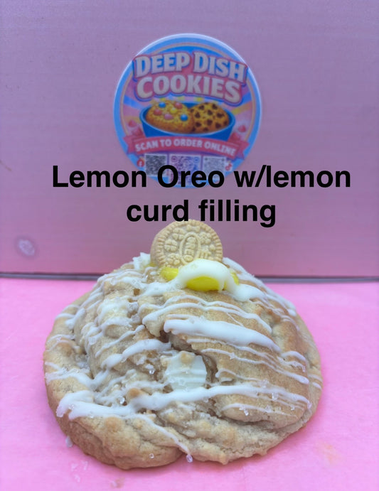 Lemon Oreo Filled with lemon Curd