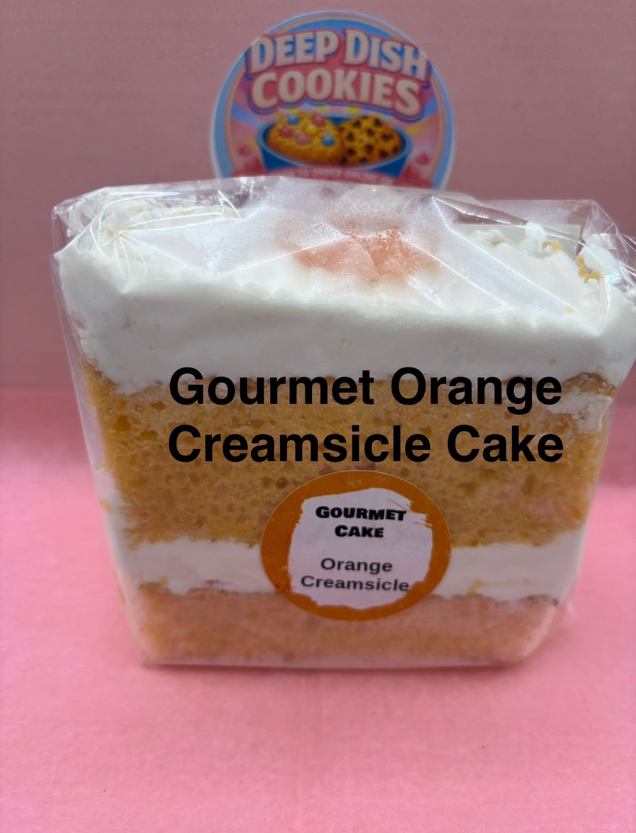 Gourmet Cake - Orange Creamsicle