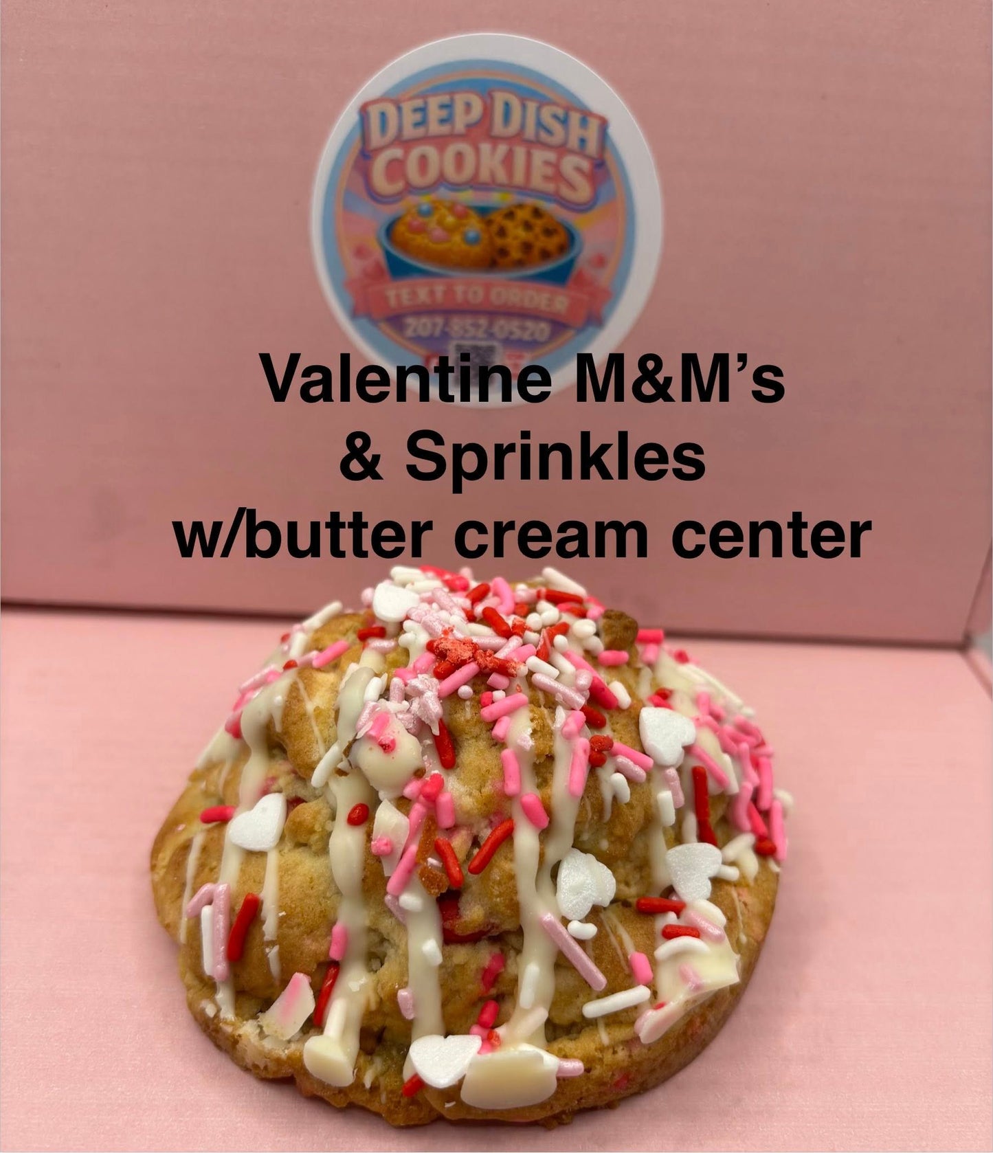 Valentine M&M's Butter Cream Center