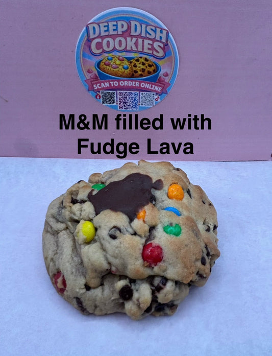 M&M Filled with Fudge Lava