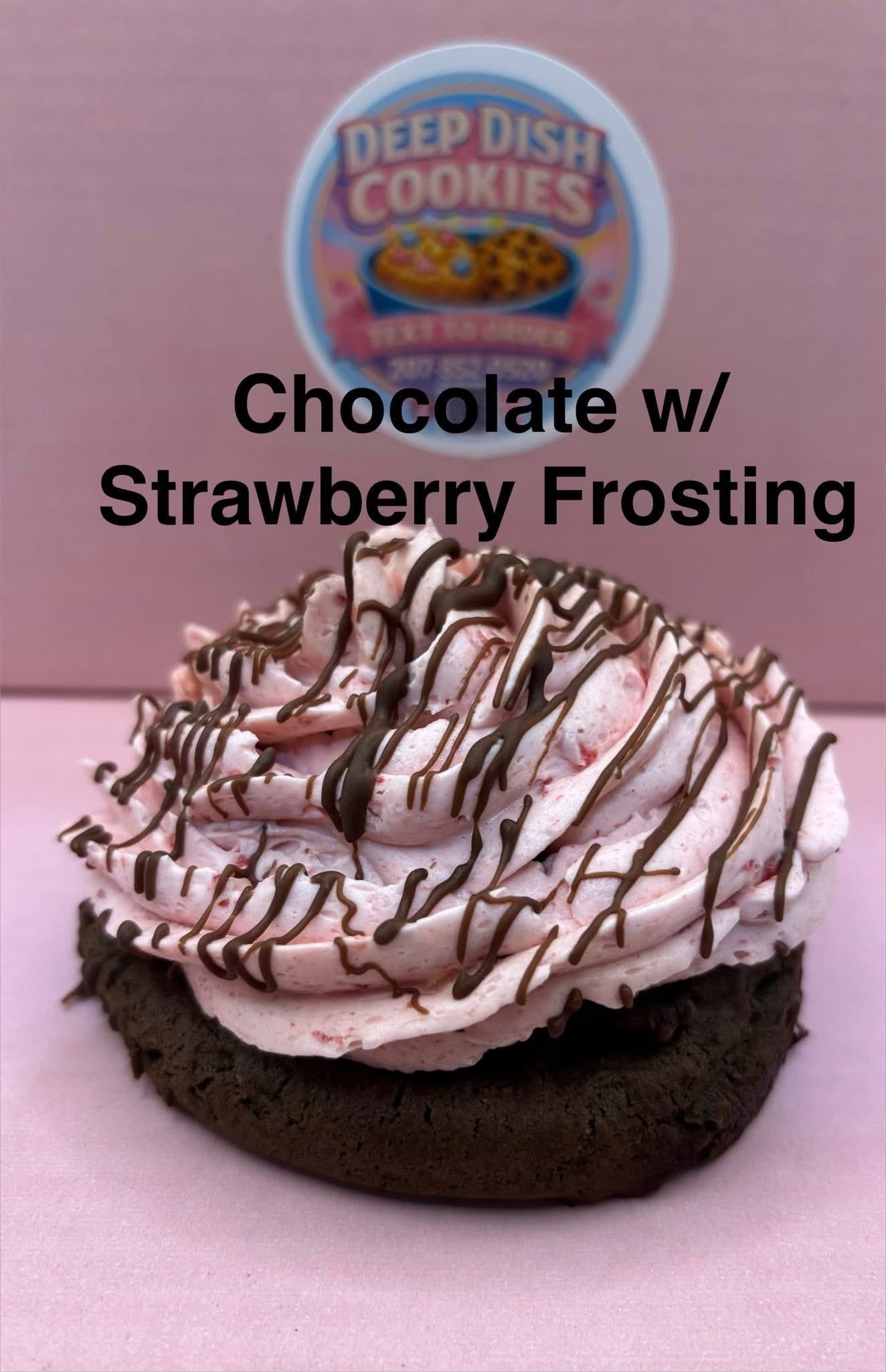 Chocolate w/ Strawberry Frosting