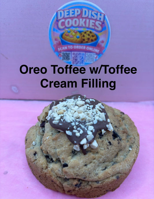 English Toffee Cream filled Oreo