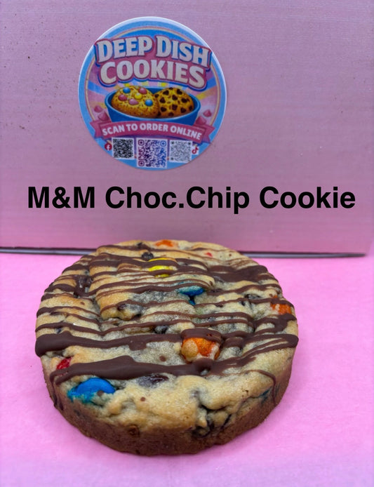 M&M Chocolate Chip Cookie