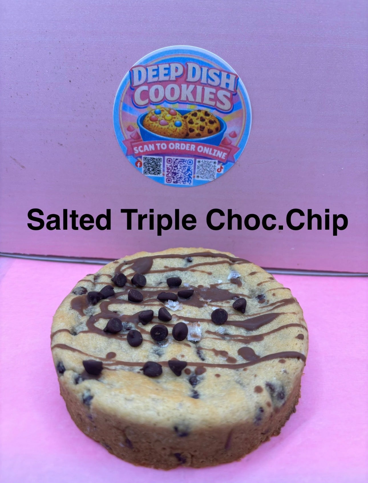 Salted Triple Chocolate Chip