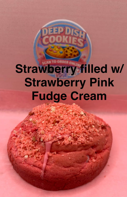 Strawberry Filled w/ Strawberry Pink Fudge Cream