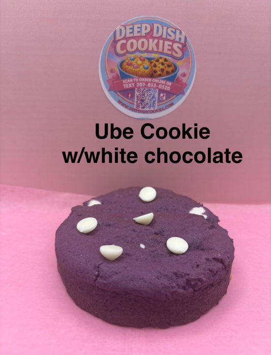UBE Cookie w/white Chocolate