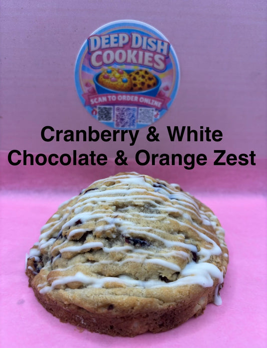 Cranberry & White Chocolate & Orange Zest