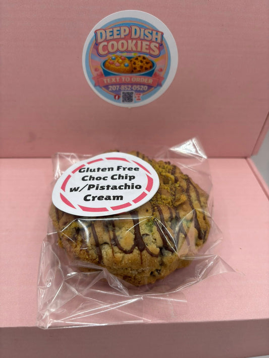 GLUTEN FREE Choc Chip w/ Pistachio cream