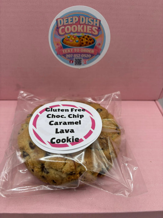 GLUTEN FREE Chocolate Chip Carmel Lava