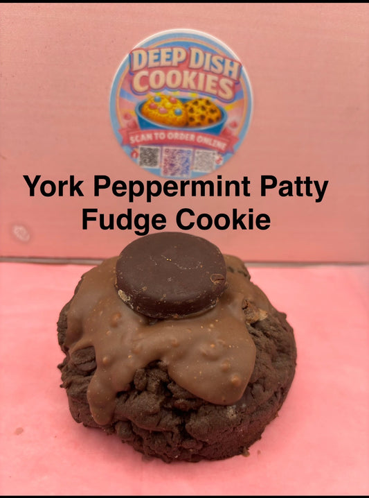 York Peppermint Patty Fudge Cookie