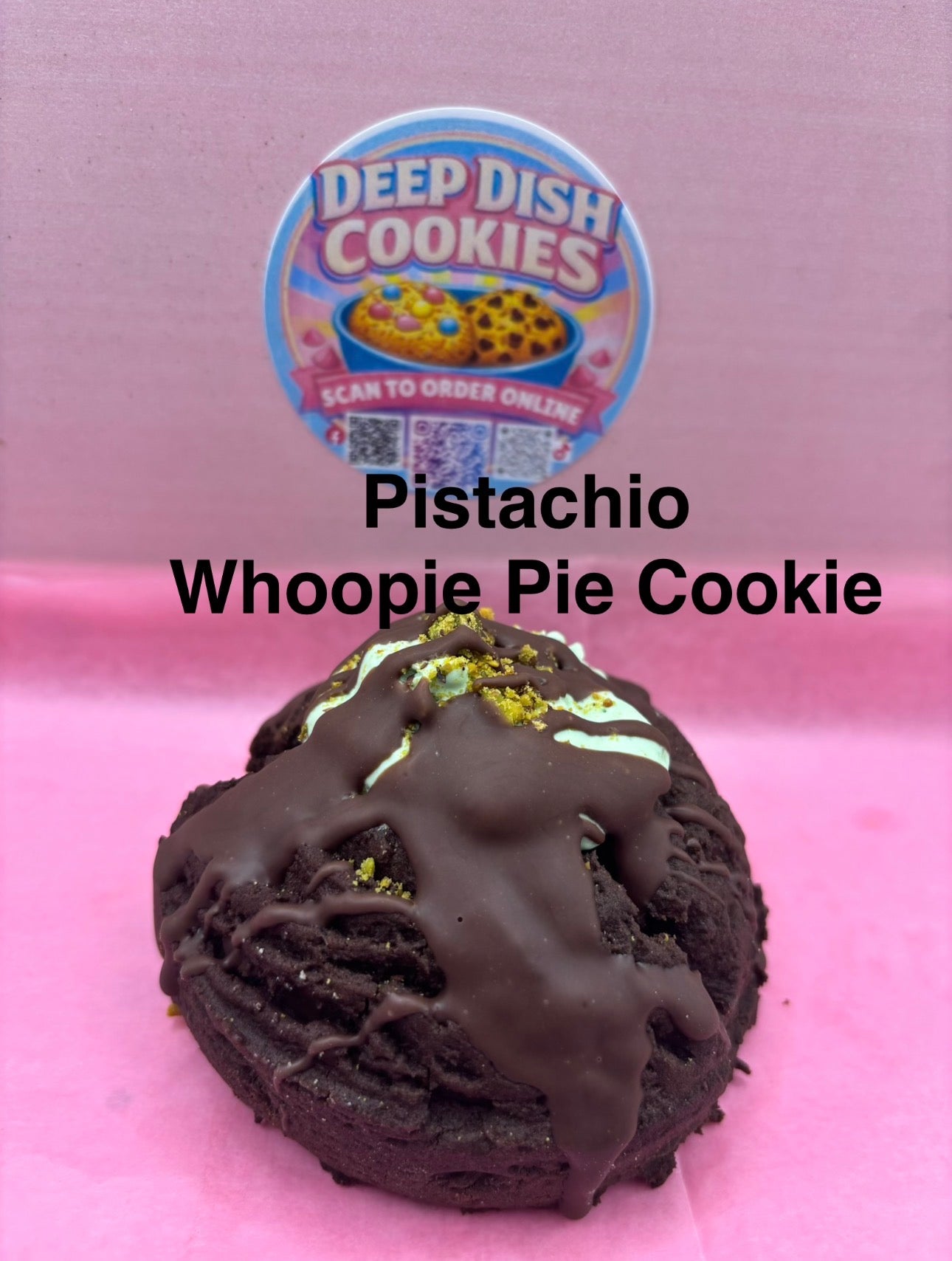 Pistachio Whoopie Pie Cookie