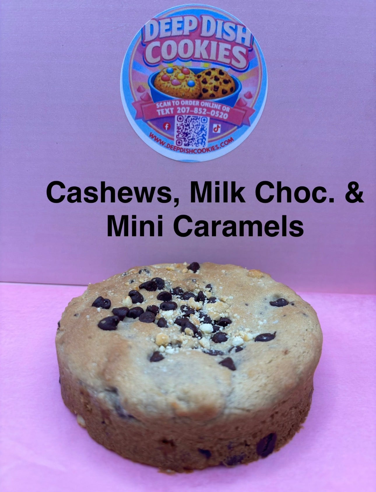Cashews, Milk Choc. & Mini Caramels