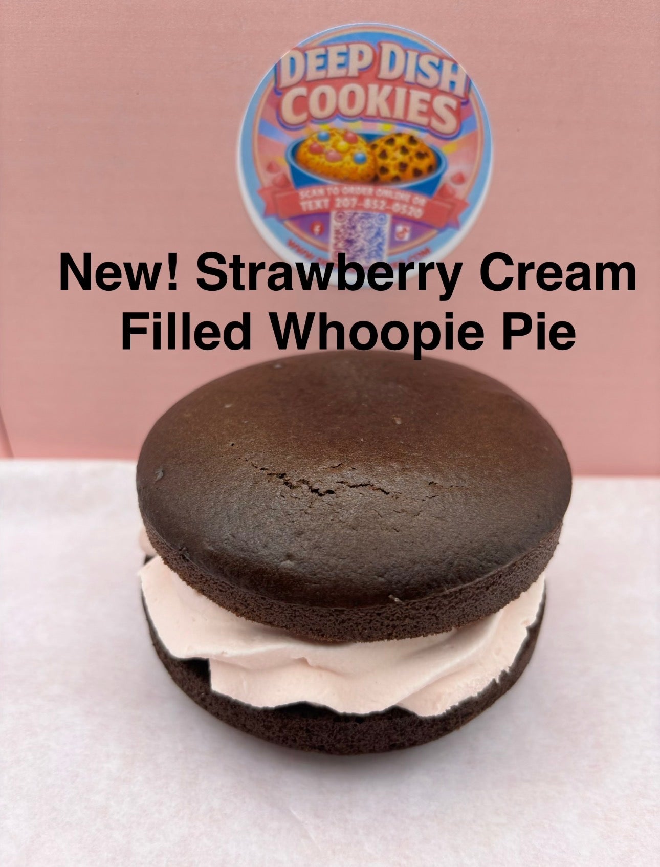Whoopie Pie - Strawberry Cream Filled