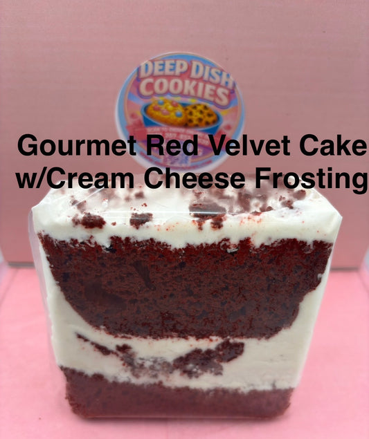 Gourmet Cake - Red Velvet w/ Cream Cheese Frosting
