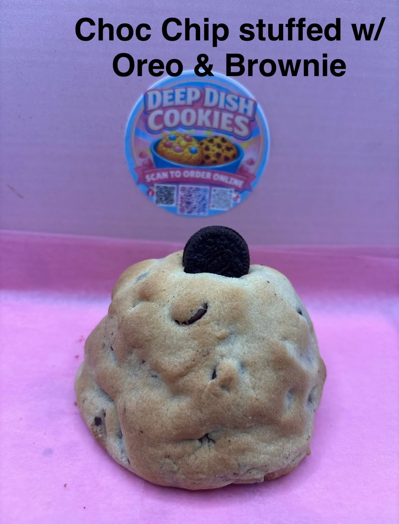 Chocolate Chip Stuffed w/ Oreo and Brownie