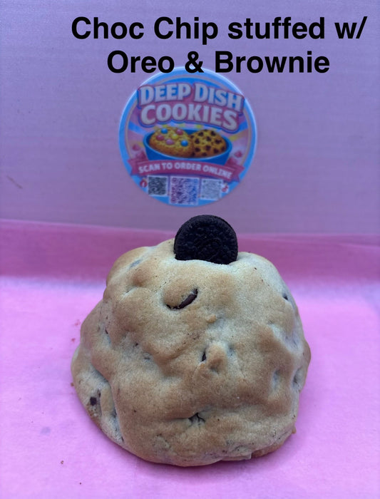 Chocolate Chip Stuffed w/ Oreo and Brownie