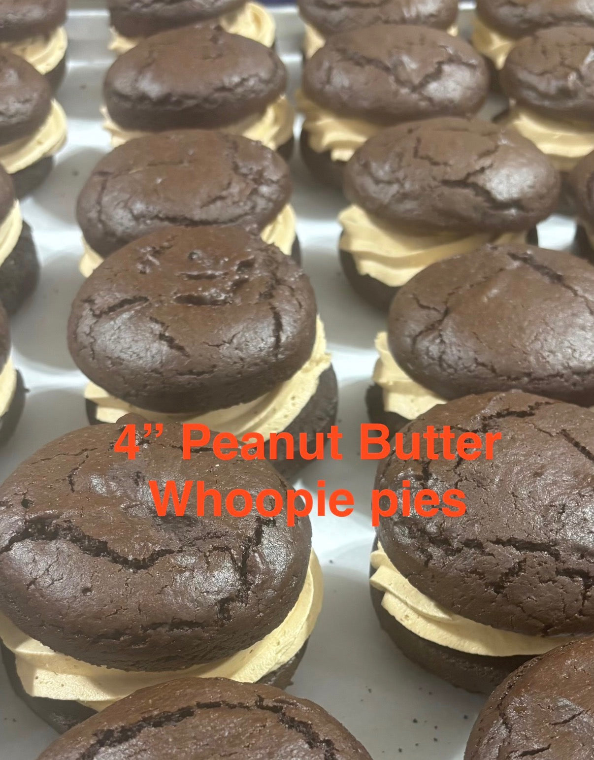 4” Peanut Butter Whoopie Pie