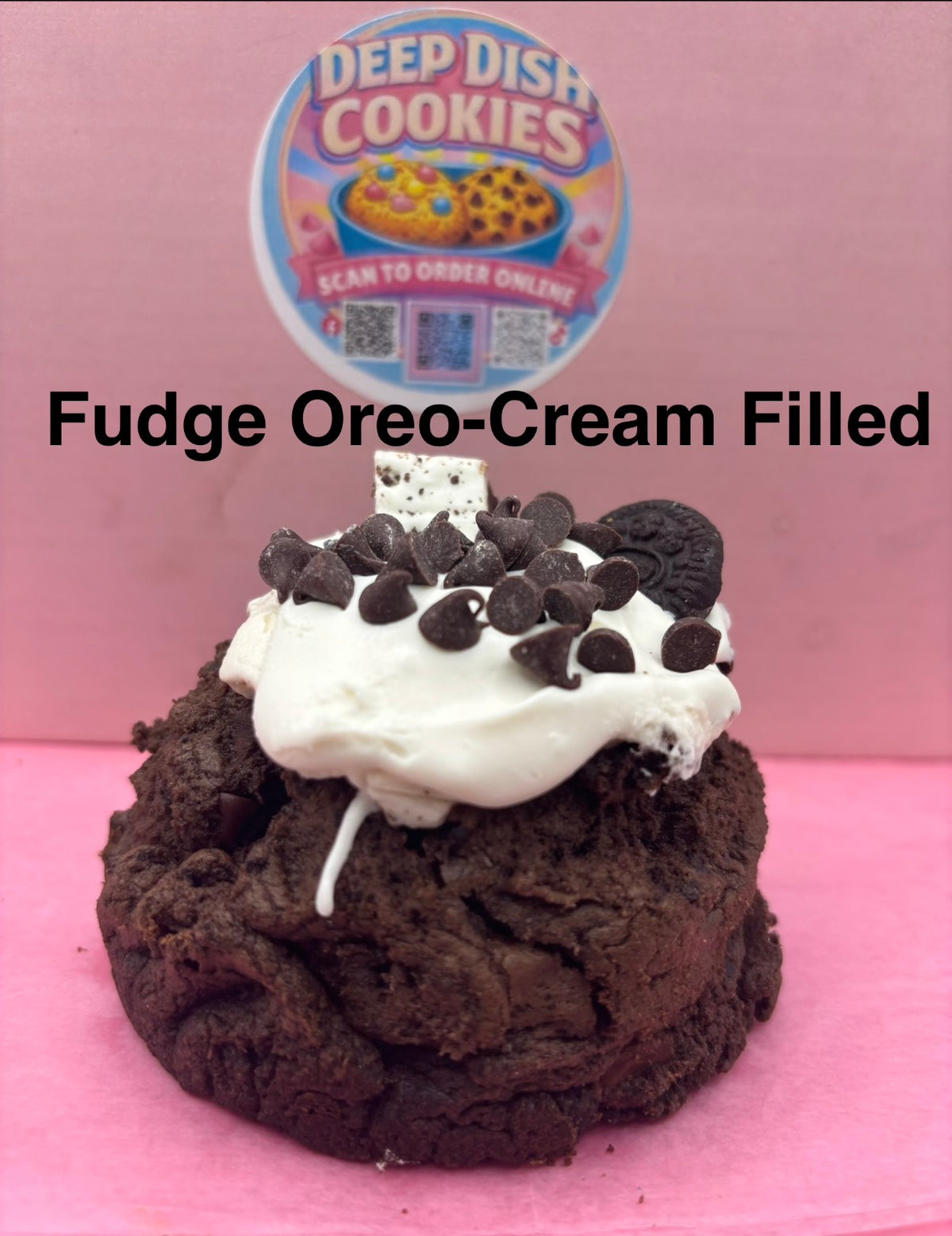 Fudge Oreo Cream filled
