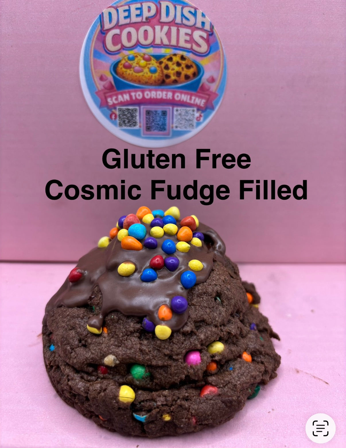 GLUTEN FREE cosmic Fudge filled