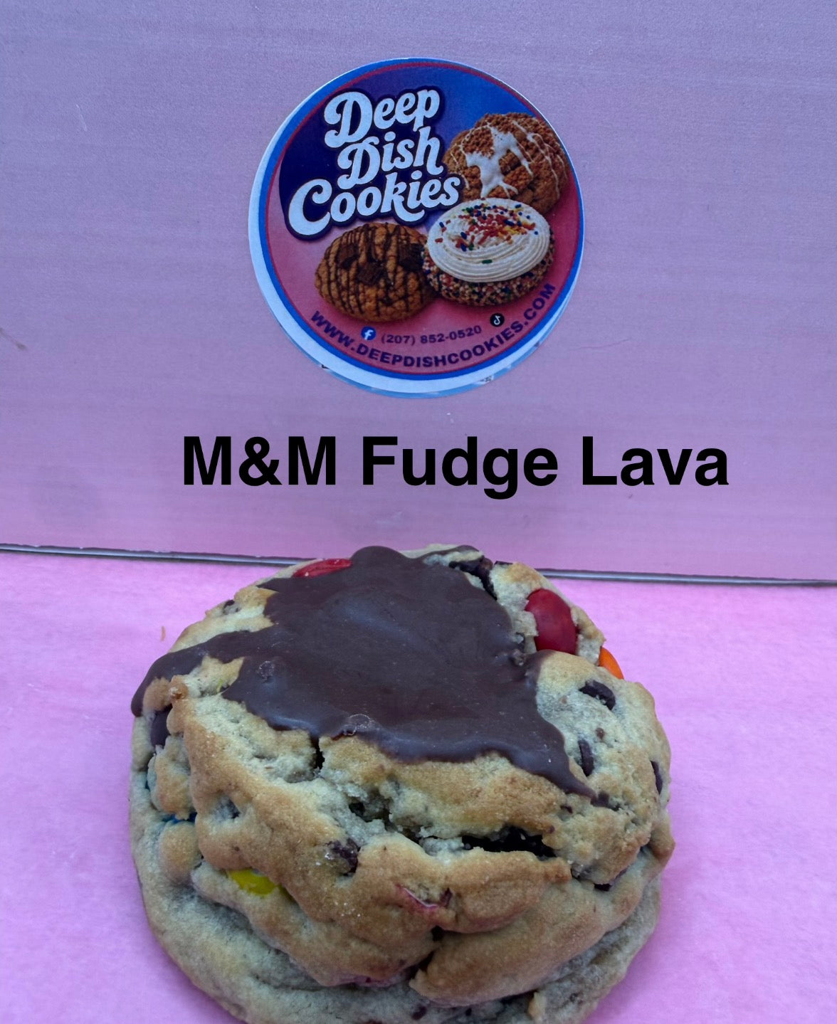 M&M Fudge Lava