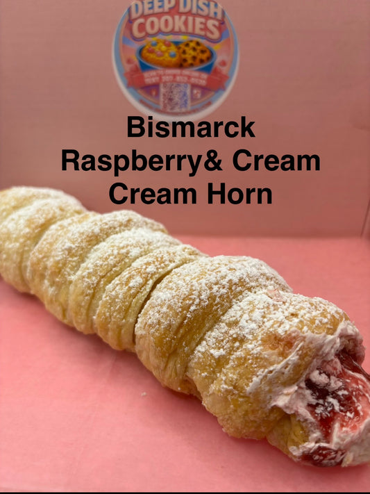 Bismarck Raspberry & Cream Cream Horn