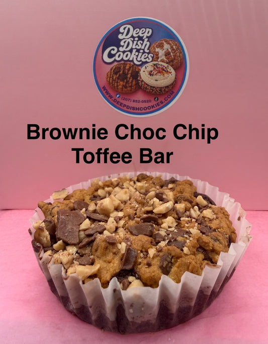 Brownie Chocolate Chip Toffee Bar