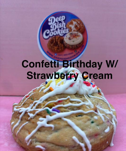Strawberry Birthday w/ Strawberry Cream