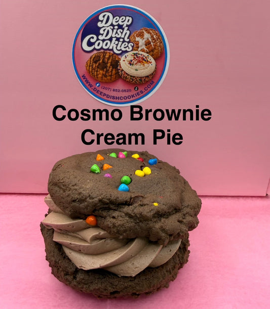 Cosmic Brownie Cream pie