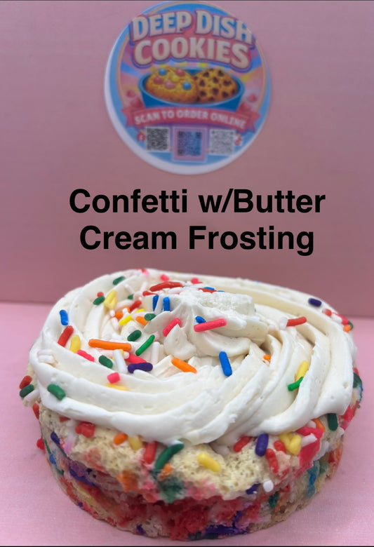 confetti w/ butter cream frosting