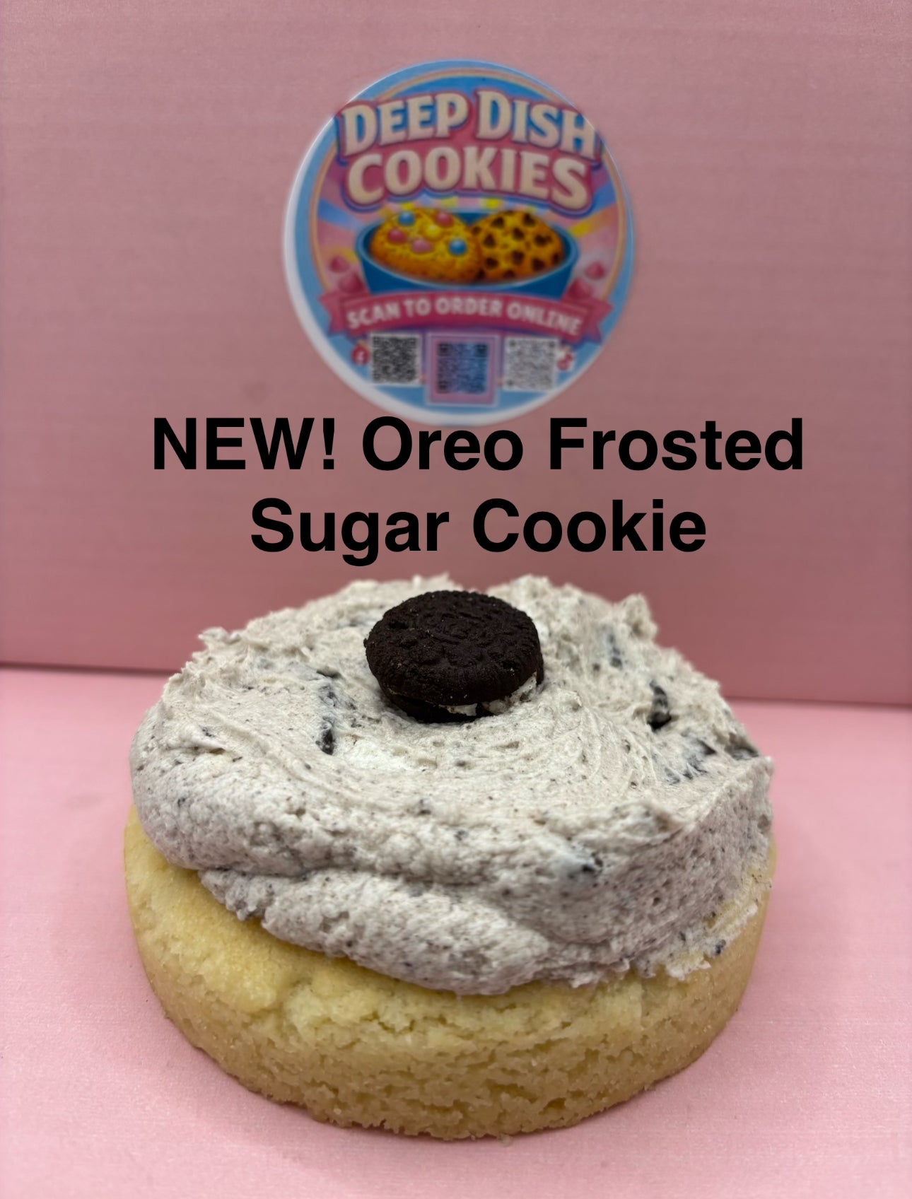 Oreo Frosted Sugar Cookie
