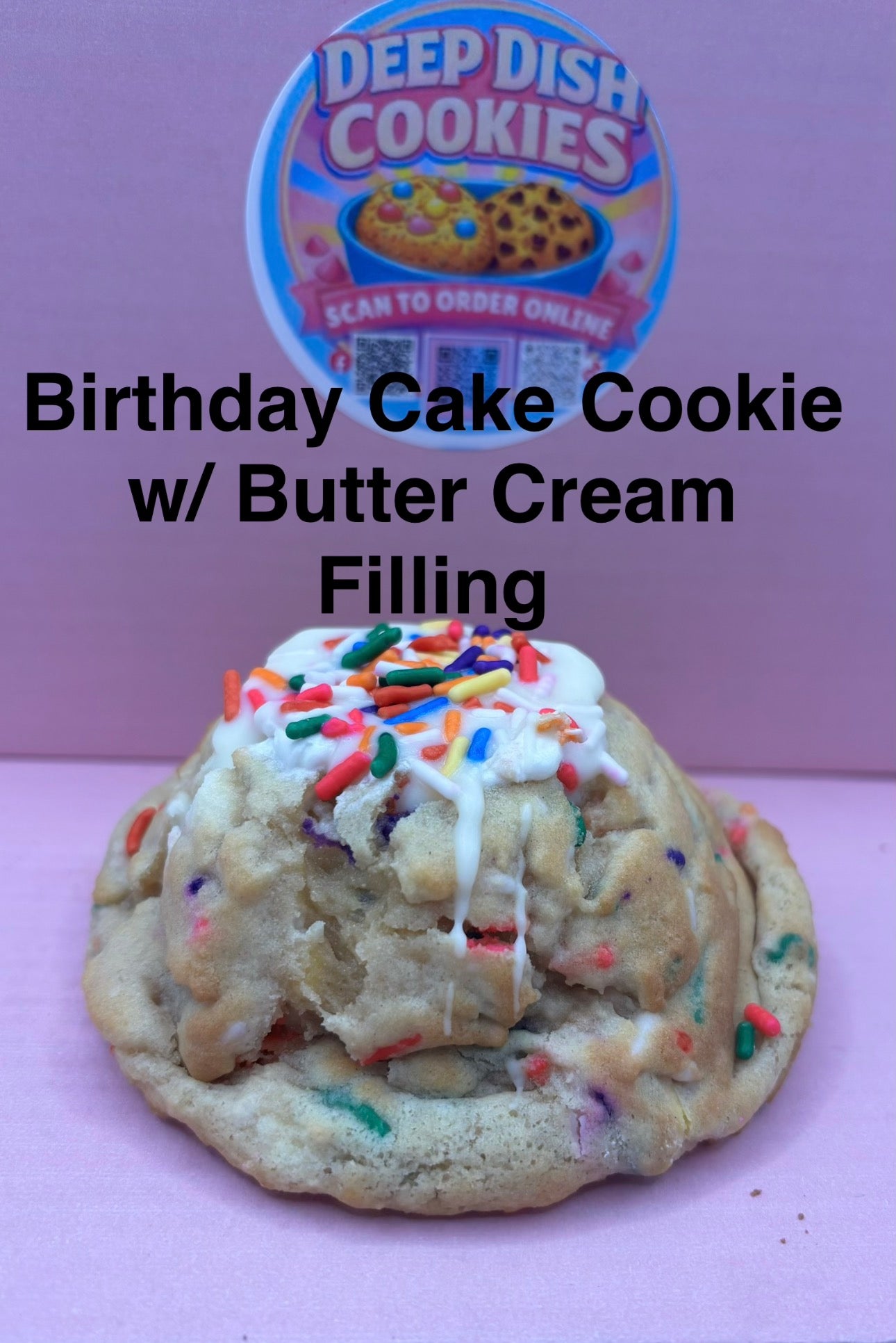 Birthday Confetti Butter Cream Center