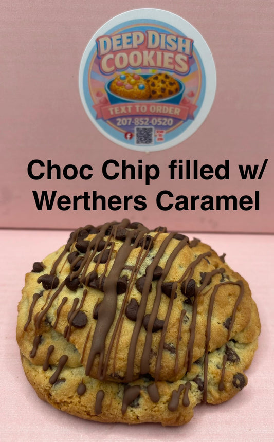 Chocolate Chip filled w/ Wethers Caramel