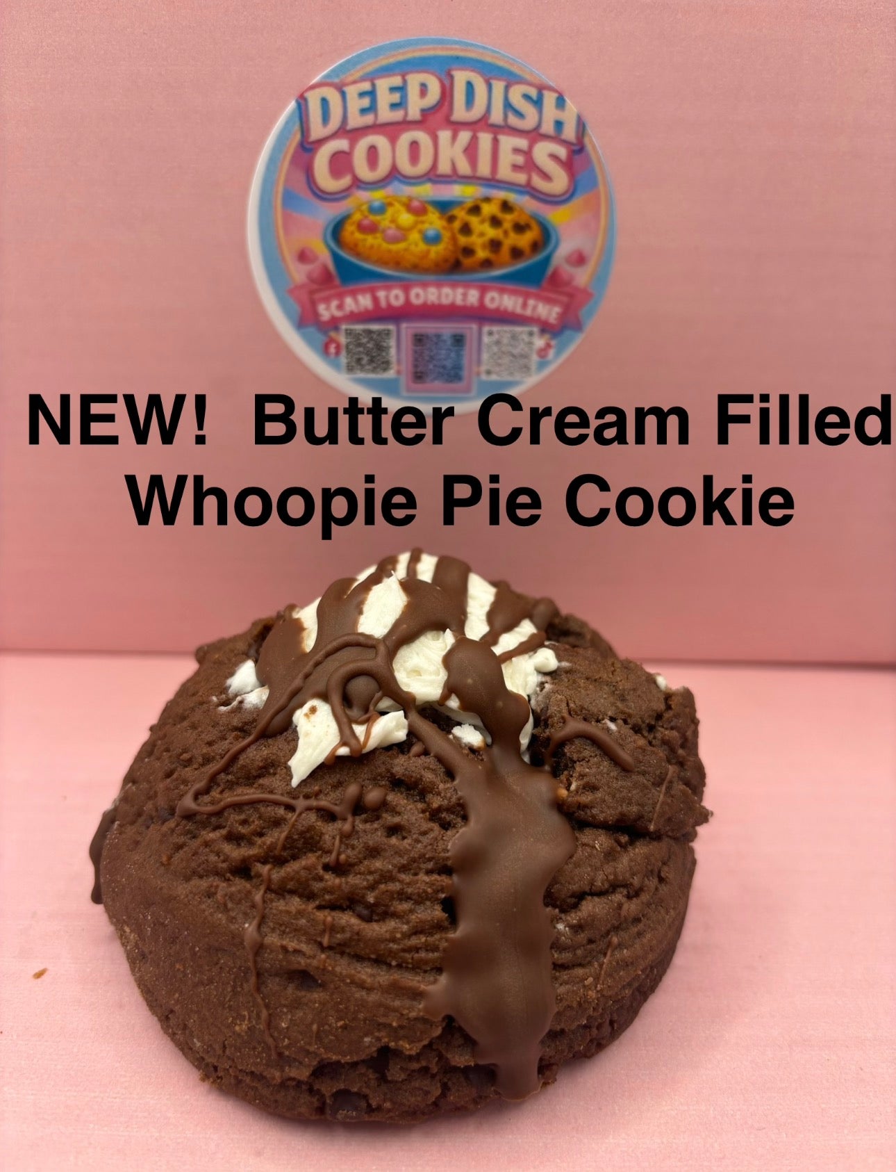 Butter Cream Filled Whoopie Pie Cookie